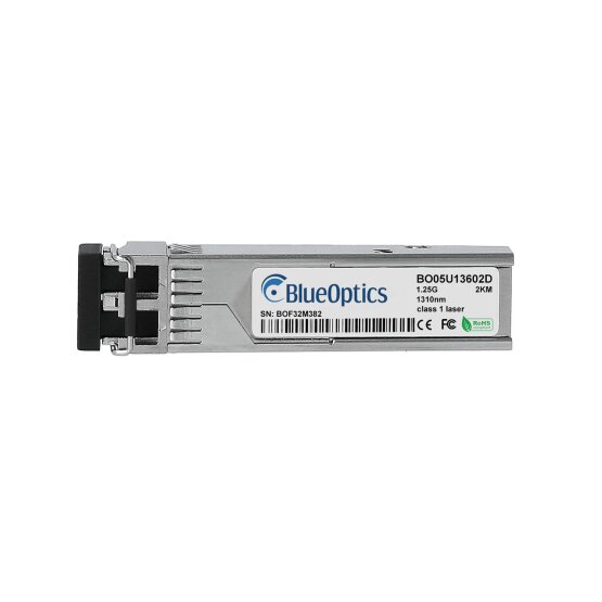 Compatible Hirschmann M-SFP-MX/LC EEC BlueOptics BO05U13602D SFP Transceiver, LC-Duplex, 1000BASE-X, Multimode Fiber, 1310nm, 2KM
