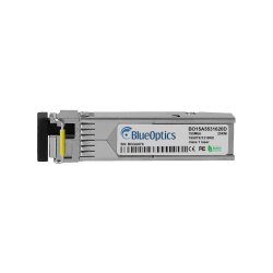 Compatible Zyxel SFP-100BX1550-20 BlueOptics BO15A5531620D SFP Transceiver, LC-Simplex, 100BASE-BX-D, Single-mode Fiber, TX1550nm/RX1310nm, 20KM