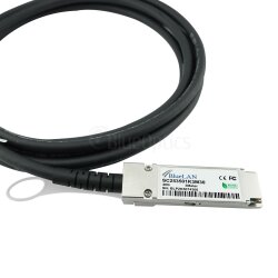Compatible Force10 CBL-QSFP-4x10GSFP-PASS-0.5M-F1 BlueLAN pasivo 40GBASE-CR4 QSFP a 4x10GBASE-CR SFP+ Direct Attach Breakout Cable, 0.5M, AWG30