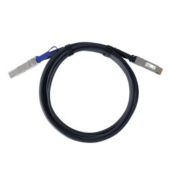 Compatible Dell Networking 470-ACUI QSFP-DD BlueLAN Cable de conexión directa, 400GBASE-CR4, Infiniband, 26 AWG, 0.5 Metros