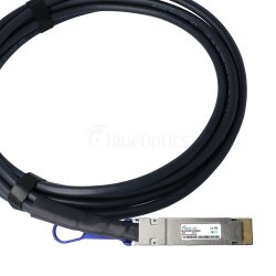 Compatible Dell Networking 470-ACUI QSFP-DD BlueLAN Cable de conexión directa, 400GBASE-CR4, Infiniband, 26 AWG, 0.5 Metros