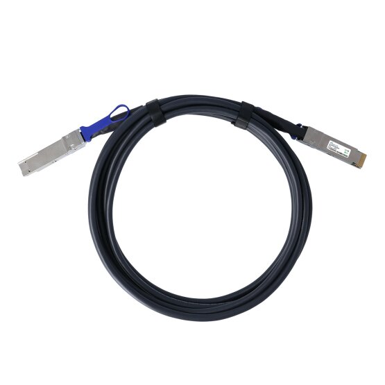 Compatible Dell Networking 470-ACUN QSFP-DD BlueLAN Direct Attach Cable, 400GBASE-CR4, Infiniband, 26 AWG, 2 Meter