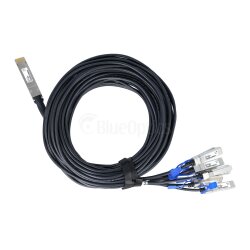 Kompatibles Dell Networking 470-ACWE BlueLAN passives 200GBASE-CR8 QSFP-DD auf 8x25GBASE-CR SFP28 Direct Attach Breakout Kabel, 2 Meter, AWG26