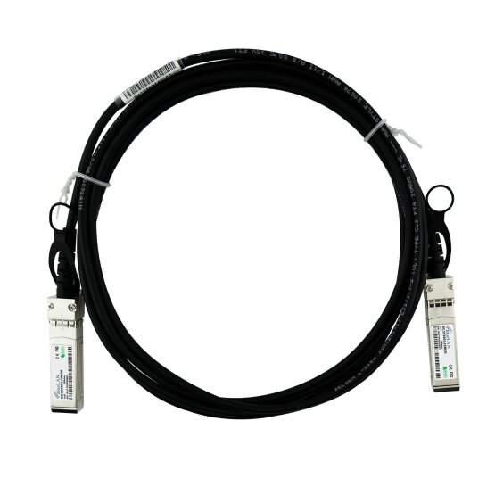 Compatible IBM 95Y0326 BlueLAN 10GBASE-CR active SFP+ to SFP+ Direct Attach Cable, 3 Meter, AWG30