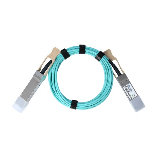 Compatible Allied Telesis QSFP-H40G-AOC3M-AT QSFP BlueOptics Active Optical Cable (AOC), 40GBASE-SR4, Ethernet, Infiniband FDR10, 3 Meter