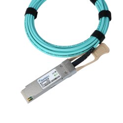 Compatible Dell Networking 470-AAZM QSFP BlueOptics Active Optical Cable (AOC), 40GBASE-SR4, Ethernet, Infiniband FDR10, 10 Meter