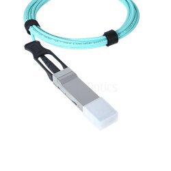 Compatible Dell Networking HJFW0 QSFP-DD BlueOptics Active Optical Cable (AOC), 200GBASE-SR4, Ethernet, Infiniband, 10 Meter