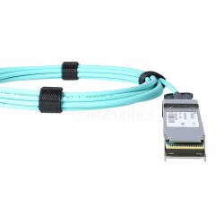 Compatible Dell Networking HJFW0 QSFP-DD BlueOptics Active Optical Cable (AOC), 200GBASE-SR4, Ethernet, Infiniband, 10 Meter