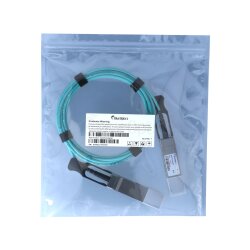 Compatible Dell Networking HJFW0 QSFP-DD BlueOptics Cable óptico activo (AOC), 200GBASE-SR4, Ethernet, Infiniband, 10 Metros