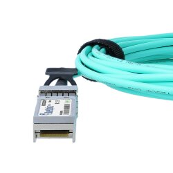 Compatible Avago AFBR-2CAR01Z BlueOptics SFP+ Active Optical Cable (AOC), 10GBASE-SR, Ethernet, Infiniband, 1 Meter