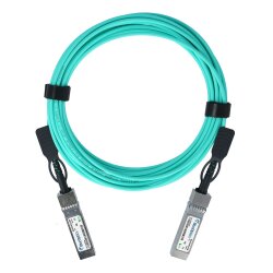 Compatible Brocade 10GE-SFPP-AOC-0101 SFP+ BlueOptics Active Optical Cable (AOC), 10GBASE-SR, Ethernet, Infiniband, 1 Meter