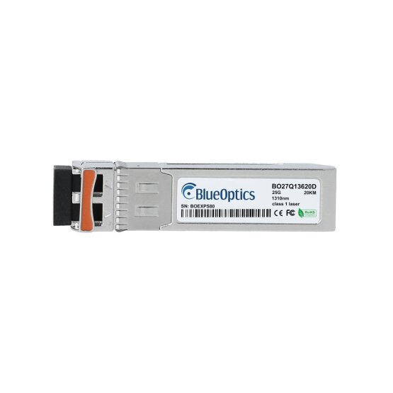 BO27Q13620D BlueOptics compatible, SFP28 Transceiver 25GBASE-ER Lite 1310nm 20 Kilometer DDM