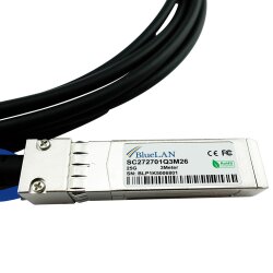 Compatible Check Point SFP28-DAC-0.5M BlueLAN 25GBASE-CR passive SFP28 to SFP28 Direct Attach Cable, 0.5 Meter, AWG30