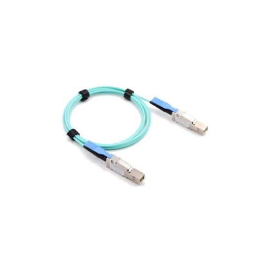 SAS-HD-AOC-5M-TA BlueOptics  compatible, MiniSAS HD (SFF-8644) 12G 5 Meter AOC Active Optical Cable