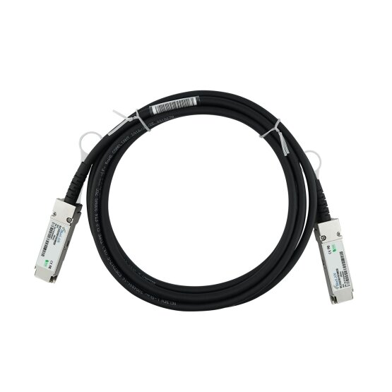 Compatible NVIDIA MCP170L-F002 BlueLAN QSFP Cable de conexión directa, 56G, Infiniband QDR, 28AWG, 1 Metro