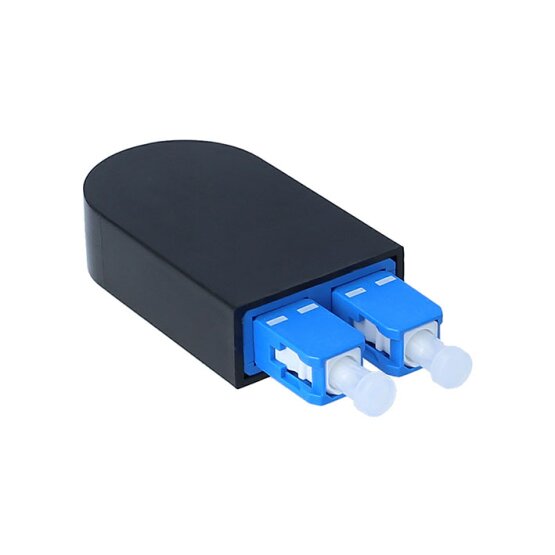 9/125μm Fiber UPC Polish LC Loopback Module Plug with Case Single Mode 