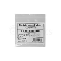 BlueOptics Loopback Adapter LC Duplex Multi-mode OM2