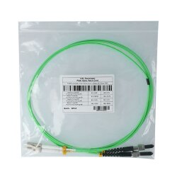 BlueOptics Duplex Cable de parcheo de fibra óptica LC-FSMA Monomode OM5