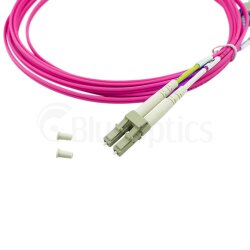 BlueOptics Duplex Cable de parcheo de fibra óptica LC-FSMA Monomode OM4