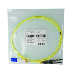 BlueOptics Duplex Cable de parcheo de fibra óptica LC/PC-FSMA/PC Single-mode 5 Metros