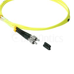 BlueOptics Duplex Cable de parcheo de fibra óptica LC/PC-FSMA/PC Single-mode 2 Metros