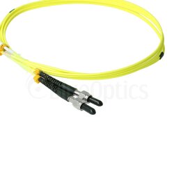 BlueOptics Duplex Cable de parcheo de fibra óptica LC/PC-FSMA/PC Single-mode 1 Metro