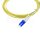 BlueOptics Duplex Cable de parcheo de fibra óptica LC/PC-FSMA/PC Single-mode 0.5 Metro
