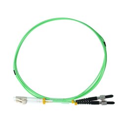 BlueOptics Duplex Cable de parcheo de fibra óptica LC-FSMA Monomode OM5 0.5 Metro