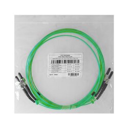 BlueOptics Duplex Cable de parcheo de fibra óptica FSMA-FSMA Monomode OM3 2 Metros