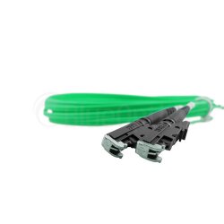 BlueOptics Duplex Cable de parcheo de fibra óptica E2000-E2000 Monomode OM5