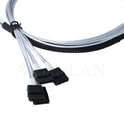 BlueLAN internes MiniSAS Hybrid Kabel SFF-8087/4x SATA 1 Meter