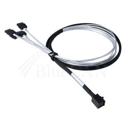 BlueLAN internes MiniSAS Hybrid Kabel SFF-8643/4x SATA 50cm