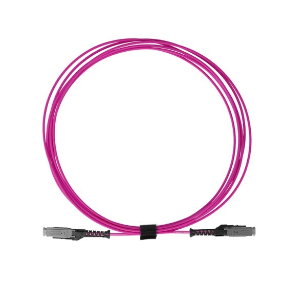 BlueOptics Duplex Cable de parcheo de fibra óptica MDC-MDC Monomode OM4