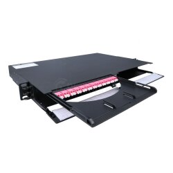 MPO/MTP Chassis 1U - (For 6 Cassettes)