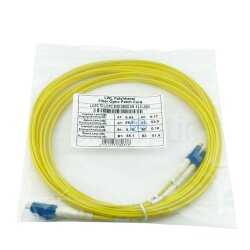 BlueOptics Duplex Cable de parcheo de fibra óptica LC-UPC/LC-UPC Single-mode 1.5 Metro