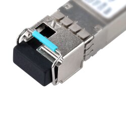 Compatible Cisco GLC-BX80-D BlueOptics BO15C5549680D SFP Transceiver, LC-Simplex, 1000BASE-BX-U, Single-mode Fiber, TX1490nm/RX1550nm, 80KM