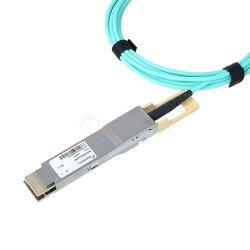 Compatible Cisco QDD-400-AOC1M QSFP-DD BlueOptics Cable óptico activo (AOC), 400GBASE-SR8, Ethernet, Infiniband, 1 Metro