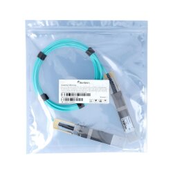 Compatible Edge Core ET7502-AOC-3M QSFP-DD BlueOptics Cable óptico activo (AOC), 400GBASE-SR8, Ethernet, Infiniband, 3 Metros