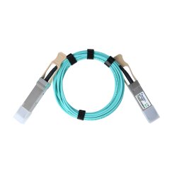 Compatible HPE P06153-B21 QSFP56 BlueOptics Active Optical Cable (AOC), 200GBASE-SR4, Ethernet, Infiniband, 3 Meter