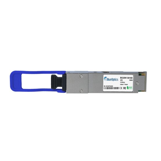 Kompatibler Alcatel-Lucent QSFP-40G-LR BlueOptics BO25K13610D QSFP Transceiver, LC-Duplex, 40GBASE-LR4, Singlemode Fiber, 4xWDM, 10KM