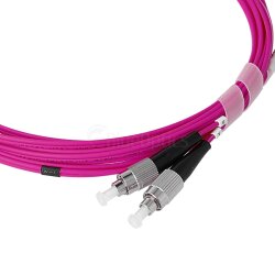 BlueOptics Duplex Cable de parcheo de fibra óptica LC-FC Monomode OM4