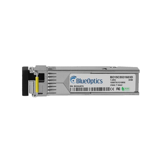 Kompatibler Comnet SFP-48B BlueOptics BO15C5531603D SFP Transceiver, LC-Simplex, 1000BASE-BX-D, Singlemode Fiber, TX1550nm/RX1310nm, 3KM