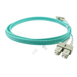 Corning 055702K512000001M compatible LC-SC Multi-mode OM3 Patch Cable 1 Meter