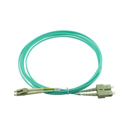 Cisco CAB-OM3-SC-LC-2M compatible LC-SC Monomode OM3 Cable de parcheo de fibra óptica 2 Metros