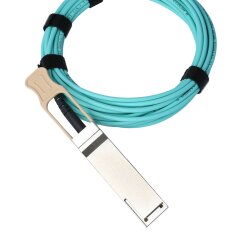 Compatible Gigamon CBL-501 QSFP28 BlueOptics Active Optical Cable (AOC), 100GBASE-SR4, Ethernet, Infiniband, 1 Meter