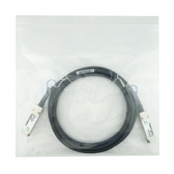 Compatible NetApp X66211B-3 BlueLAN SC282801L3M26 QSFP28 Cable de conexión directa, 100GBASE-CR4, Infiniband EDR, 26AWG, 3 Metros