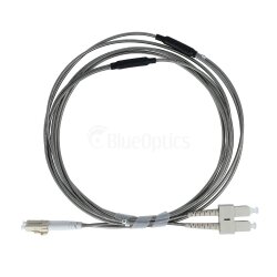 BlueOptics cable de conexión de fibra dúplex blindado de acero LC-SC Multimodo OM4