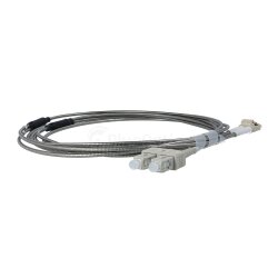 BlueOptics cable de conexión de fibra dúplex blindado de acero LC-SC Multimodo OM4