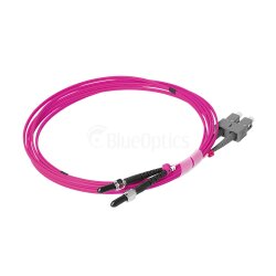 BlueOptics Duplex Cable de parcheo de fibra óptica SC-FSMA Monomode OM4