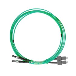 BlueOptics Duplex Cable de parcheo de fibra óptica SC-FSMA Monomode OM3